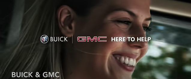 An advertisement from Buick and GMC